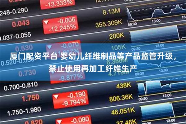 厦门配资平台 婴幼儿纤维制品等产品监管升级，禁止使用再加工纤维生产